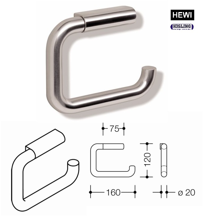 wc papierhalter serie 805 edelstahl 805 21 100